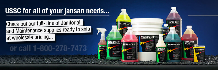 Janitorial supplies floor waxes polish finish sealer stripper aerosol cleaning products 